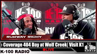 K-100 Radio Interview with Runway Richy at 404 Day
