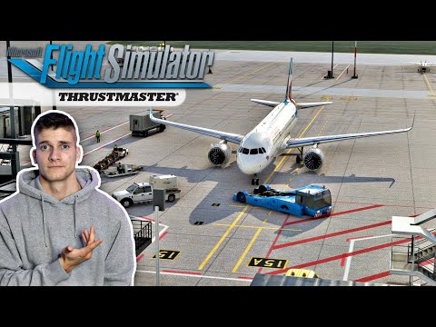 Eurowings nach Schweden im Microsoft Flight Simulator LIVE mit Thrustmaster TCA! AeroNewsGermany