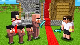 Mr.Doorbin SPLIT My Village into Half in Minecraft..