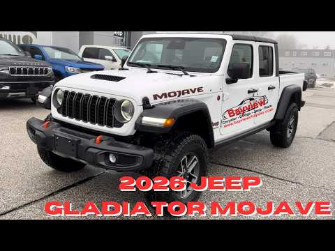 2026 Jeep Gladiator in White for sale at Bayview Chrysler Dodge Jeep Ram in Sarnia, ON