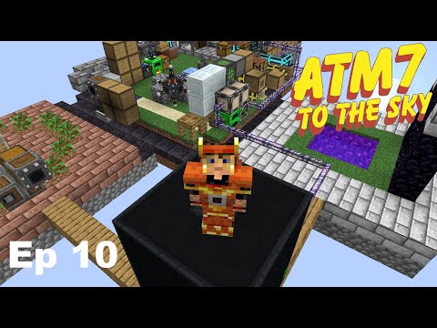 ATM 7 To The Skys - Episode 10 - Automated Powah Reactor!