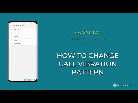 How to Change Call vibration pattern - Samsung [Android 11 - One UI 3]