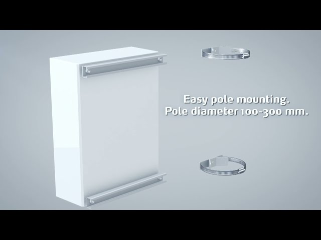 fibox Pylväsasennuspakkaus fibox pmk arca 20 200mm kotelolle