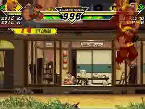 Evil Ken & Evil Ryu vs. Sub-Zero & Scorpion