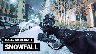 Winter SIGMA 105mm 1.4 POV Street Photography