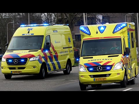 A1, [IC-] Ambulances van en naar het Isala Ziekenhuis in Zwolle