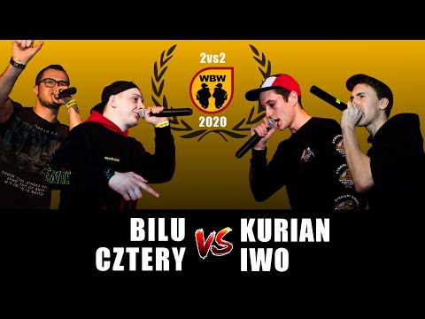 Bilu/Cztery 🆚 Kurian/Iwo 🎤 WBW 2020 2vs2 (freestyle rap battle) Półfinał