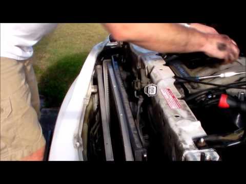 2001 Mazda MPV radiator cooling fan replacement
