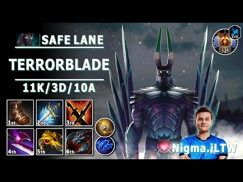Terrorblade Safe Lane Carry | 7.31b | Nigma.iLTW Pro TB Play | Dota 2 Immortal Gameplay