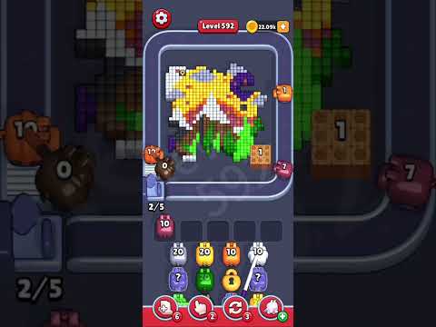 Pixel Flow Level 592 Walkthrough