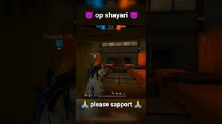 Jisaka Tere Shayer Me Dabda #freefire #india #short #video #ytshort #viral #attiude #shayari 👿👹