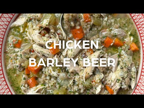 Chicken, Barley and Beer Casserole