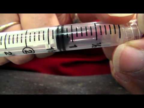 How to read a syringe