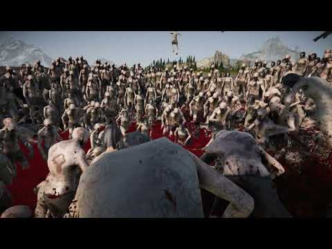 Chuck Norris VS 1.000.000 Million Zombies -UEBS 2  ULTIMATE FIGHT