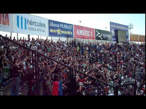 ELCHE C.F. AFICION ILICITANA DEDICANDOLE UNA CANCION A LA HERCULANA