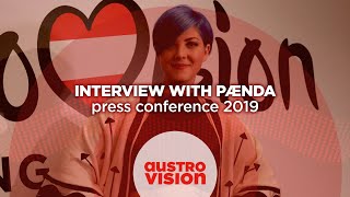 Interview with PÆNDA | Eurovision 2019 | Austria 🇦🇹 (English subtitled)