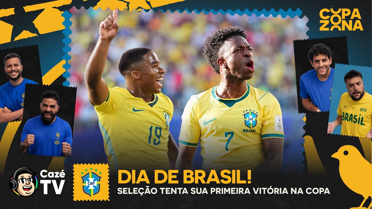 DIA DE  BRASIL X HAITI! NOSSA SELEÇÃO ENTRA EM CAMPO PRESSIONADA? | COPAZONA