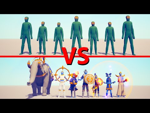 ZOMBIE Team vs GOOD Team - Totally Accurate Battle Simulator TABS