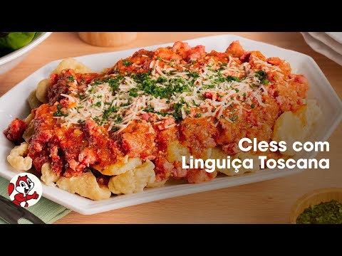 Cless com linguiça toscana
