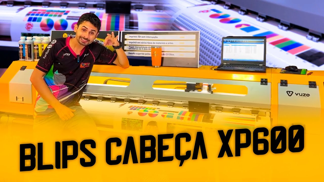 PLOTTER DE IMPRESSÃO BLIPS XP600. VALE A PENA?
