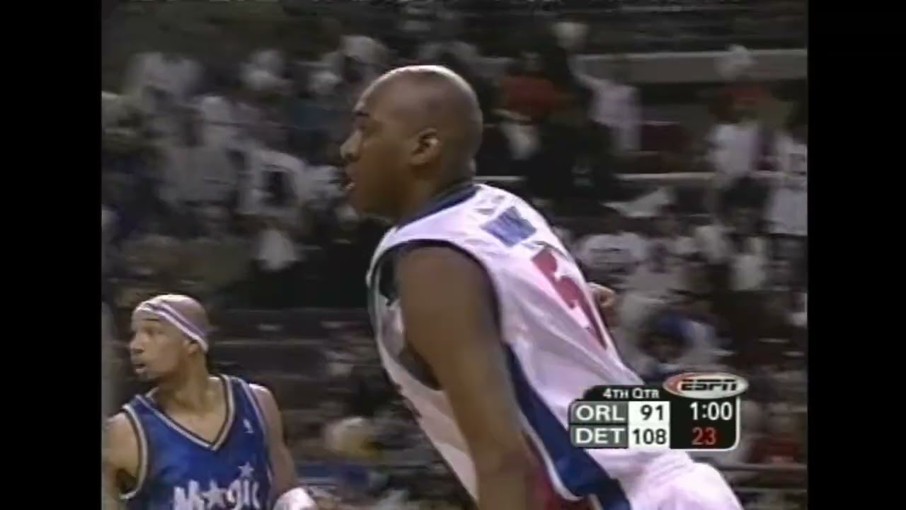 The Only Points of Danny Manning's Pistons Playoff Career (and the last of his entire career)