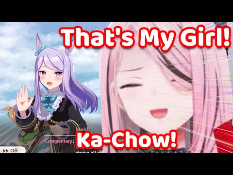 Calli Completely LOST HERSELF While Cheering for Mejiro McQueen (Hololive)