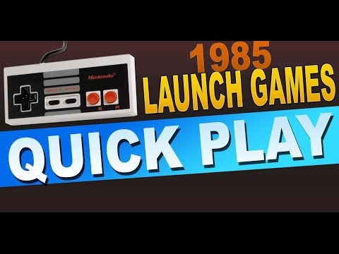 1985 NES LAUNCH GAMES OF NORTH AMERICA (Quick Play)