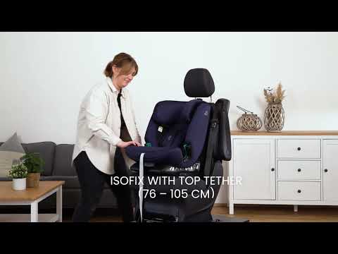 Britax Romer Evolvafix automobilinė kėdutė, Juodos spalvos, 2000037921 video