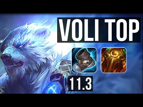 VOLIBEAR vs KENNEN (TOP) | 5/1/8, 900+ games, 900K mastery | KR Diamond | v11.3
