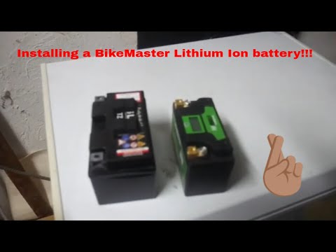 Installing a BikeMaster Lithium Ion 2.0 battery (BMP14B-FP) in my 2017 Mv Agusta Dragster 800 RR