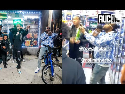 G Herbo Pulls Up On Rowdy Rebel In The Trenches Of South Harlem