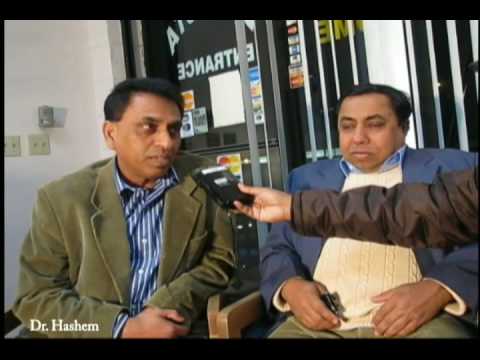 Voice of America interviewing Dr. Hashem, Quddus Khan & Ismail Hossain