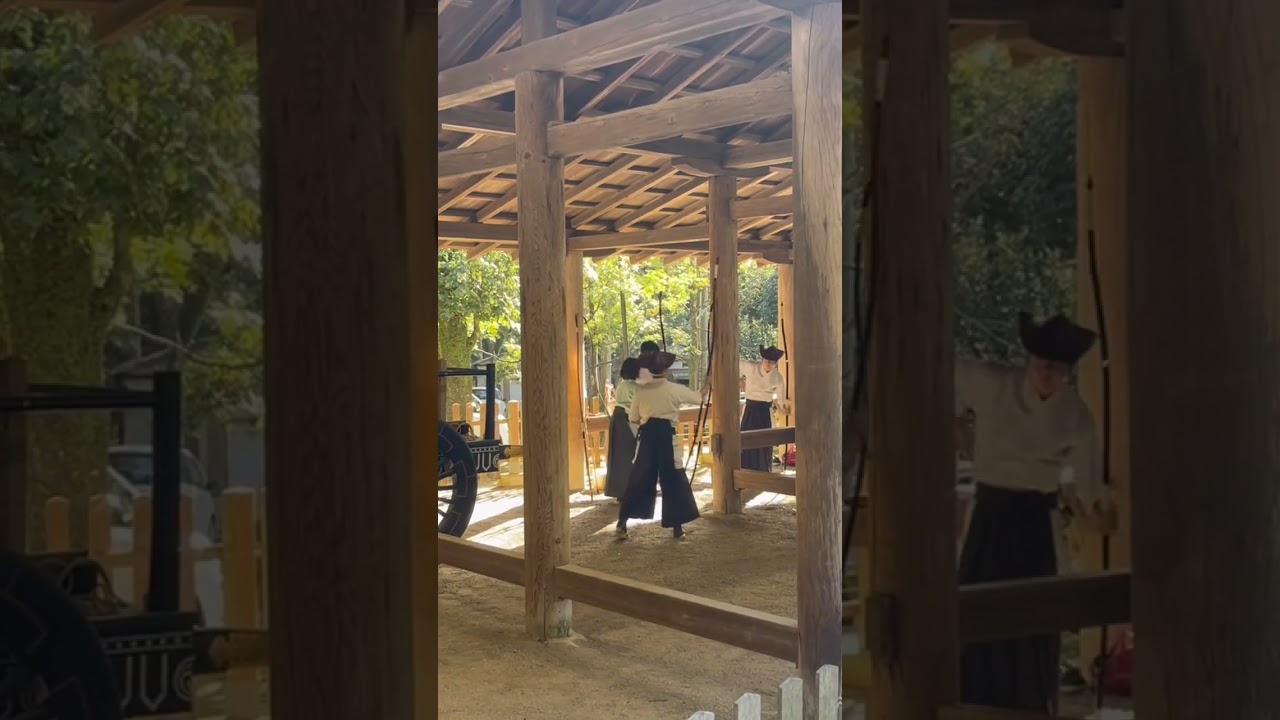 Bow and arrow Demonstration in Nara Park Japan 3/1/26