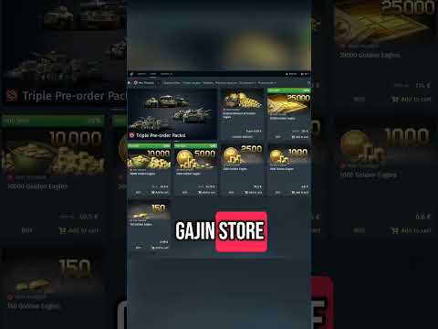 Do not buy Golden Eagles on War thunder ! But on Gaijin store instead #warthunder #gaijin #tank