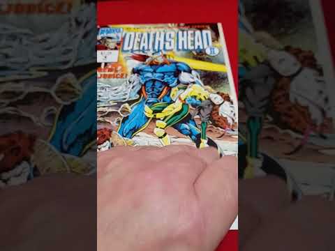 Death's Head II #1 Marvel Comics Regular Series vs the X-Men fold out cover #marvel #deathsheadII