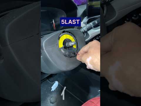 How To Correct Fix Steering Clock Spring #short #airbag #clockspring