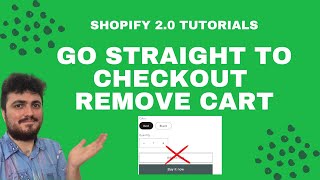 How to remove cart and Icon from Shopify 2.0 store | Dawn Theme | Straight to Checkout