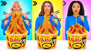 Who Eats Faster Wins a Prize Challenge | Funny Hacks for Drawing by Multi DO Challenge