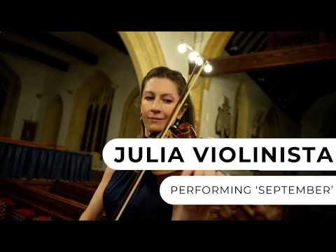 Julia Violinista - Performs 'September'