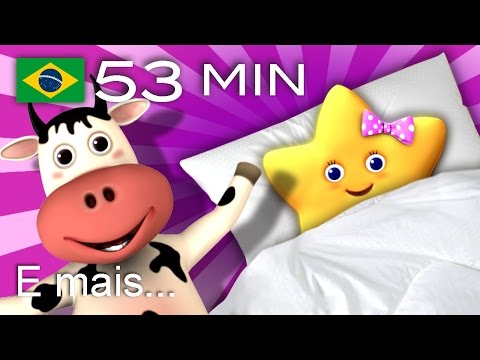 Dez na cama | E muitas mais Canções de Ninar | LittleBabyBum!