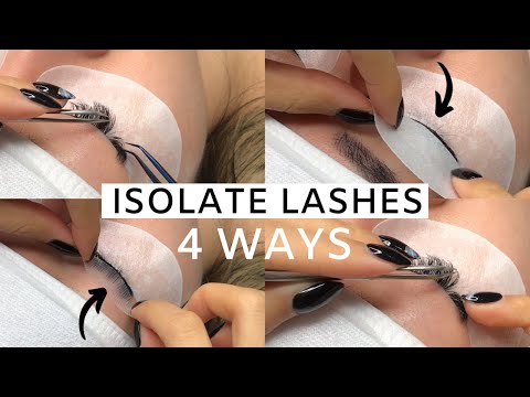 How To Isolate Lashes (4 Tips!!)