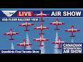 🔴 LIVE Canadian International Air Show | 45th Floor Balcony View | Snowbirds Final Toronto Show