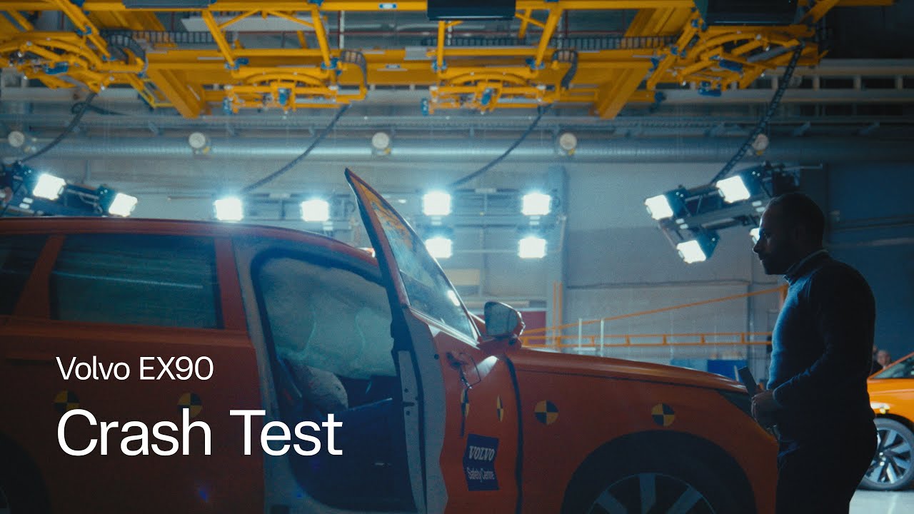Volvo EX90 Crash Test: Behind the Scenes of Our Safety Standards