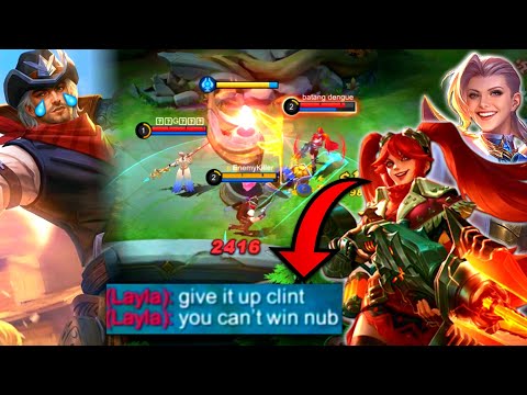 Clint Vs 2 Lane Bullies | 1V2 Gold Lane - MLBB