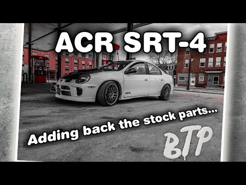 2005 Dodge Neon ACR SRT4 Seat swap and other factory parts.