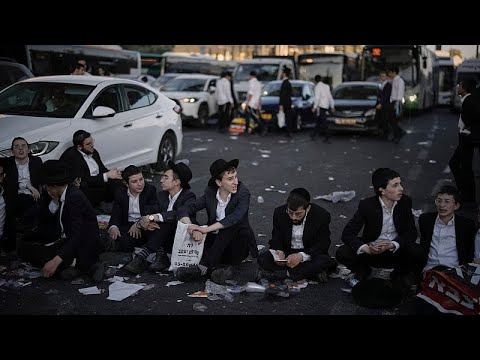 WATCH: Ultra-Orthodox protest against end of military draft exemptions