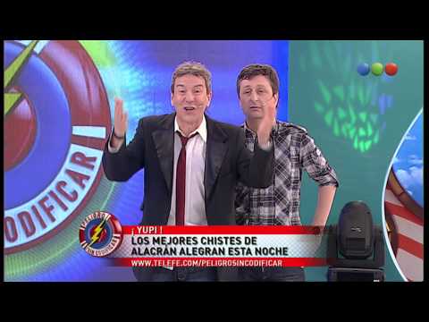 Alacrán le cuenta chistes a Karina Olga "contactos" - Peligro Sin Codificar