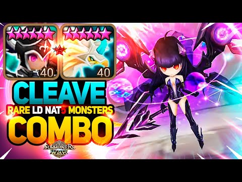 CONQUEROR CLEAVE with ELUDIA and TRINITY - Summoners War