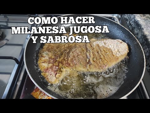 MILANESA tierna y JUGOSA
