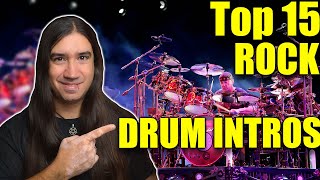 The BEST 15 Drum Rock Intros!